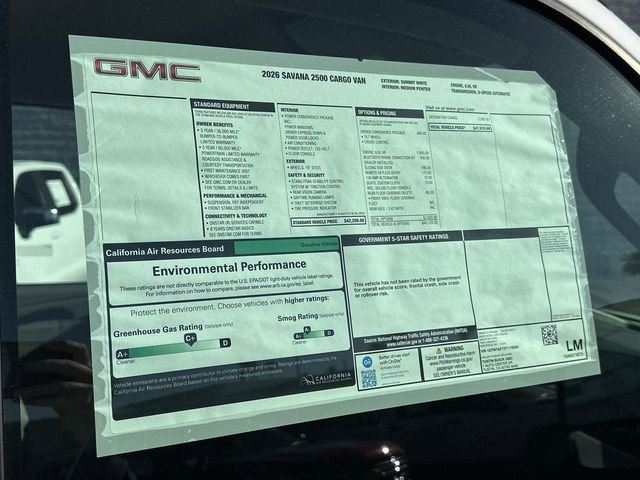 New 2026 GMC Savana 2500 w/ Driver Convenience Package RWD image 25