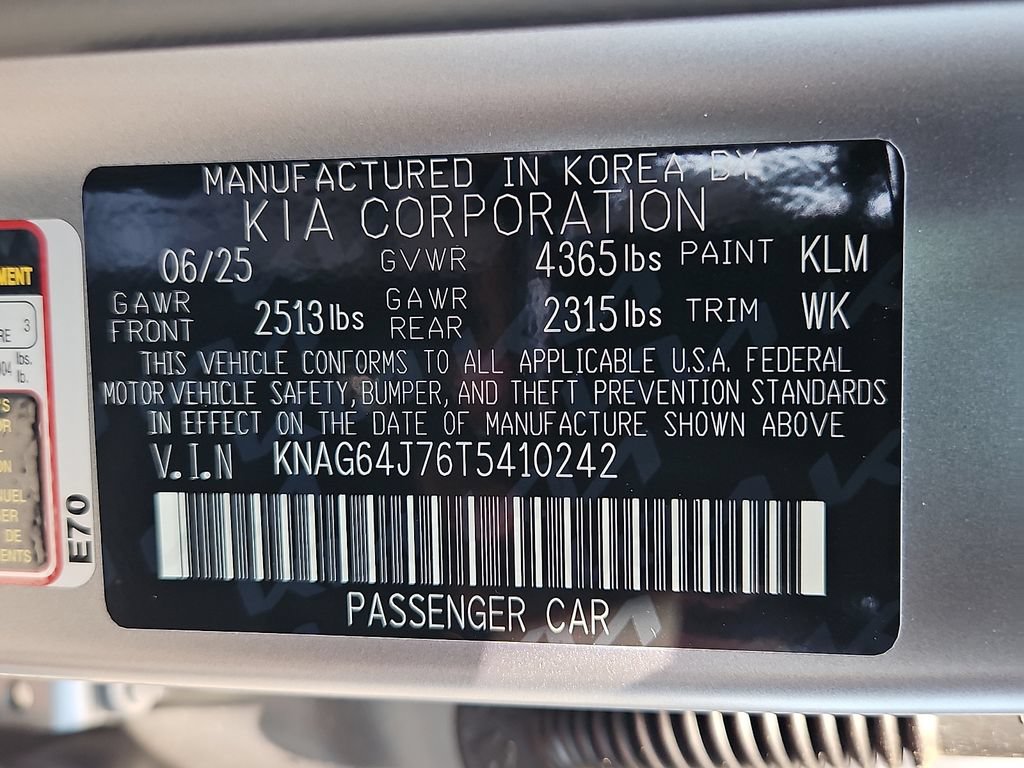 Certified 2026 Kia K5 GT-Line w/ GT-Line Premium Package FWD image 31