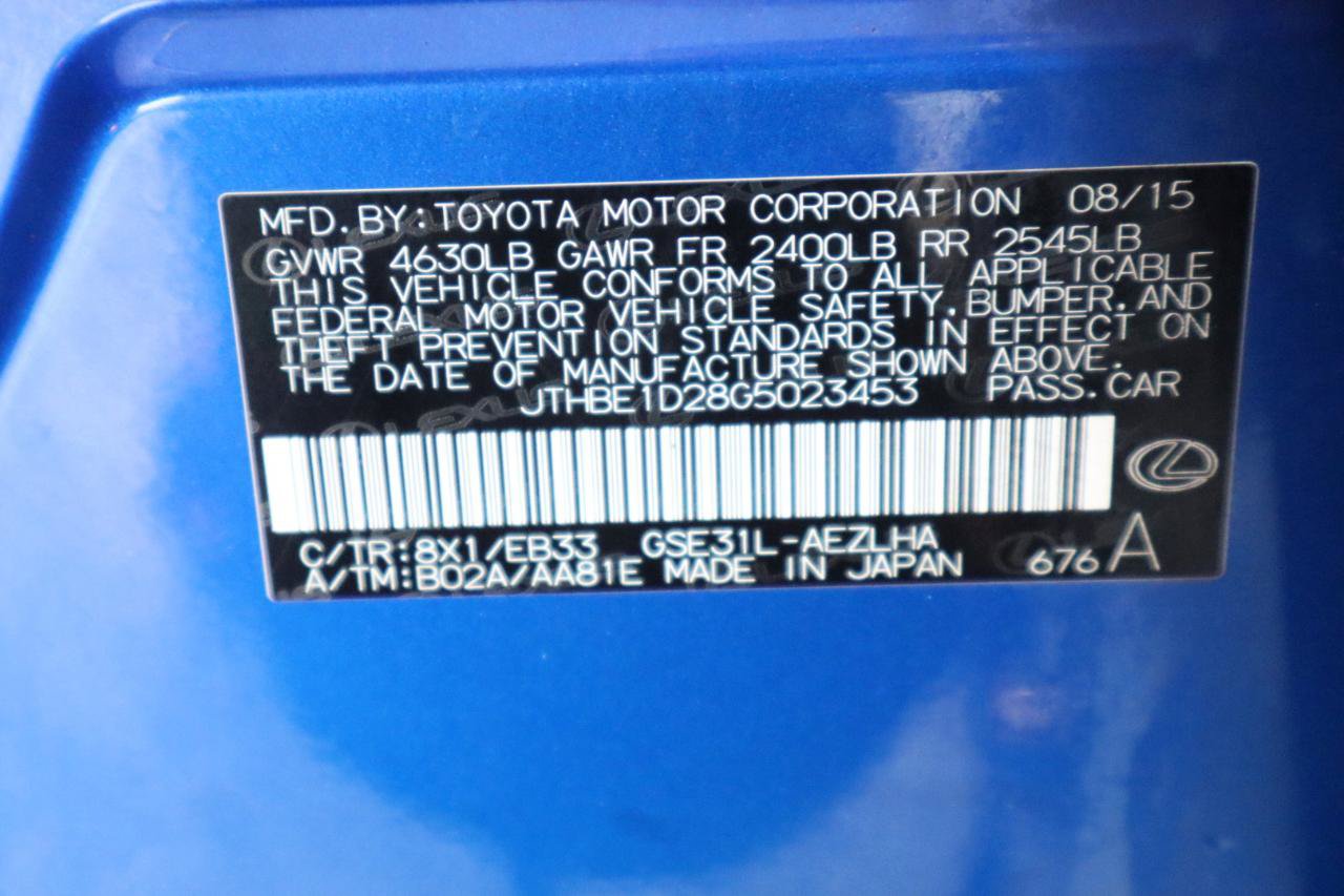 Used 2016 Lexus IS 350 w/ F Sport Package RWD image 48