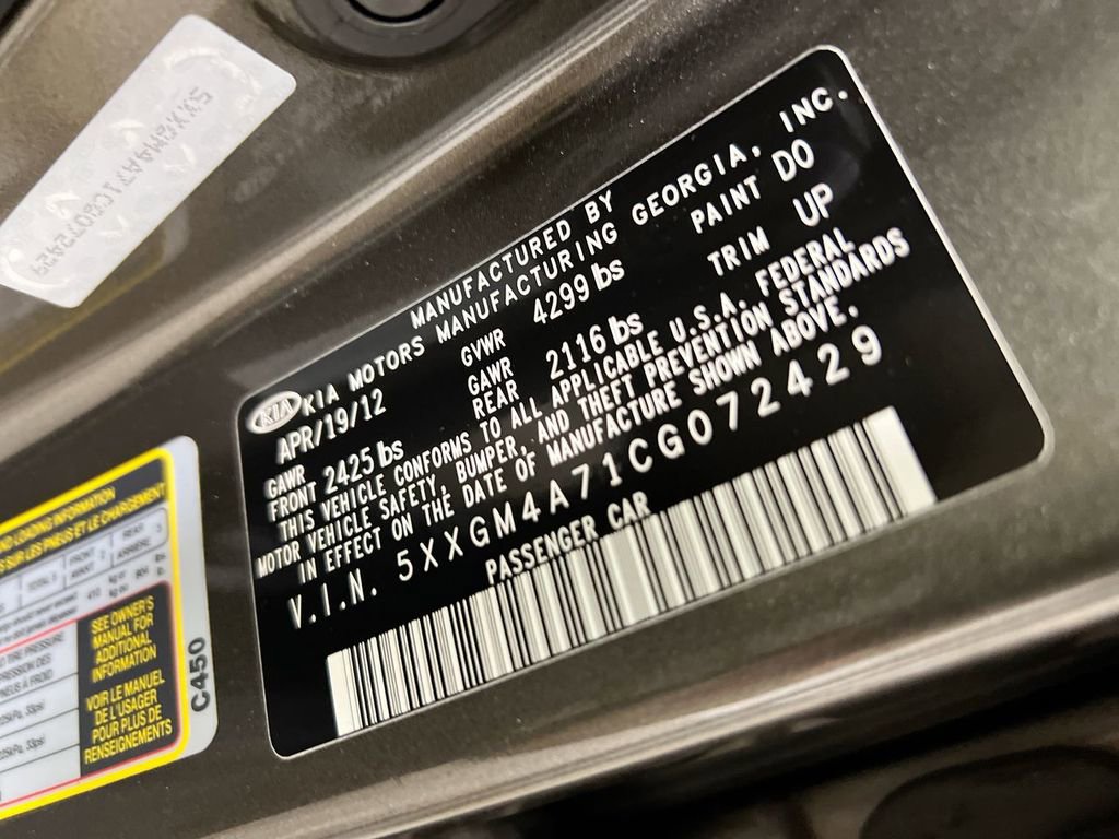 Used 2012 Kia Optima LX w/ Convenience Pkg image 26