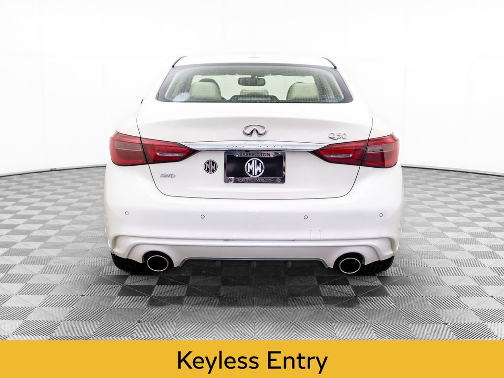 Used 2023 INFINITI Q50 Luxe w/ Cargo Package video 4