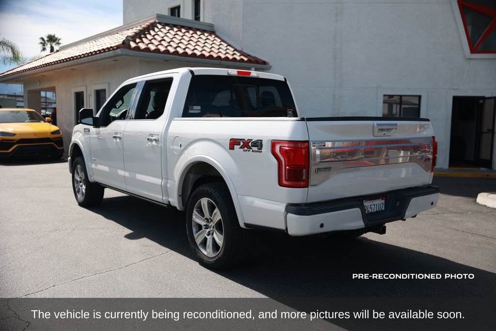 Used 2016 Ford F150 Platinum w/ Equipment Group 701A Luxury image 3