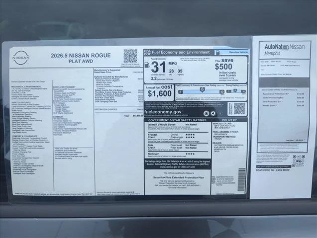 New 2026 Nissan Rogue Platinum w/ Platinum Premium Package AWD/4WD image 25