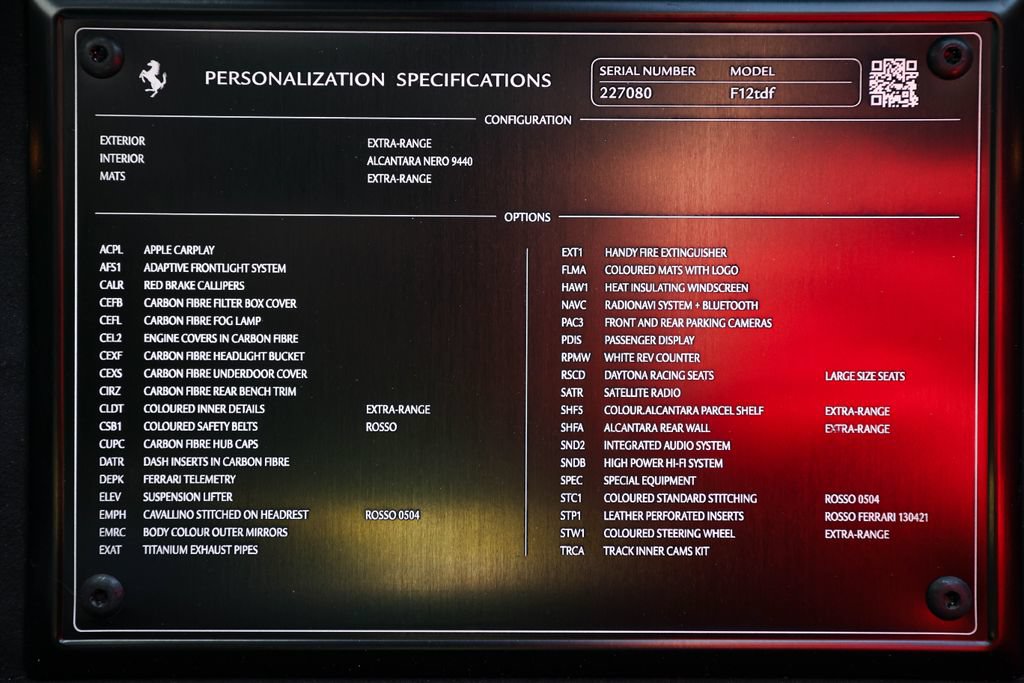 Certified 2017 Ferrari F12tdf RWD image 66