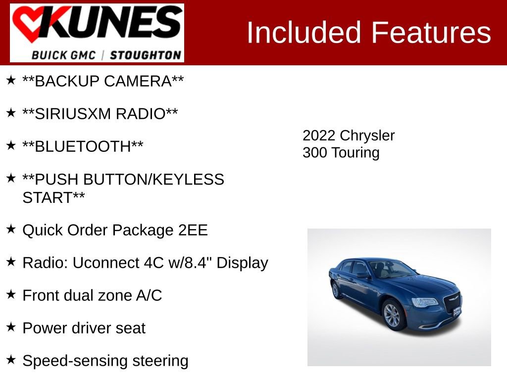 Used 2022 Chrysler 300 Touring image 2