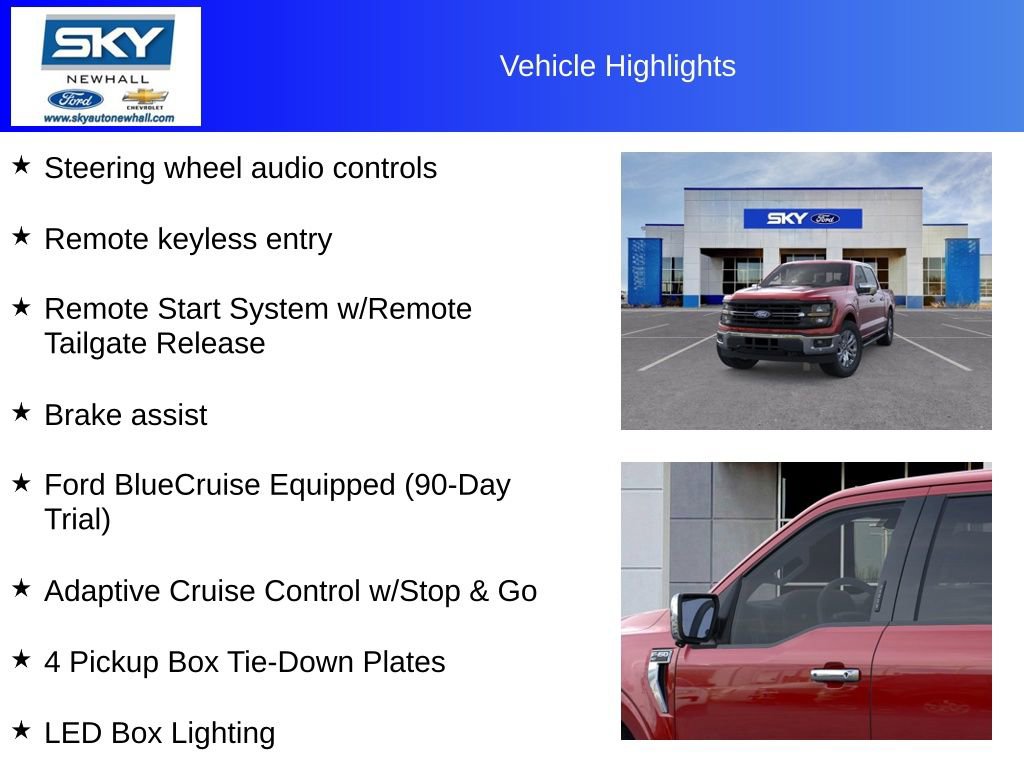 New 2024 Ford F150 XLT w/ Equipment Group 302A MID image 28