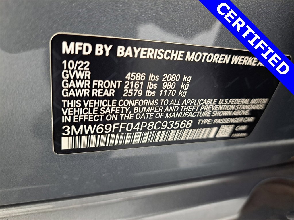 Certified 2023 BMW 330i Sedan w/ M Sport Package image 20
