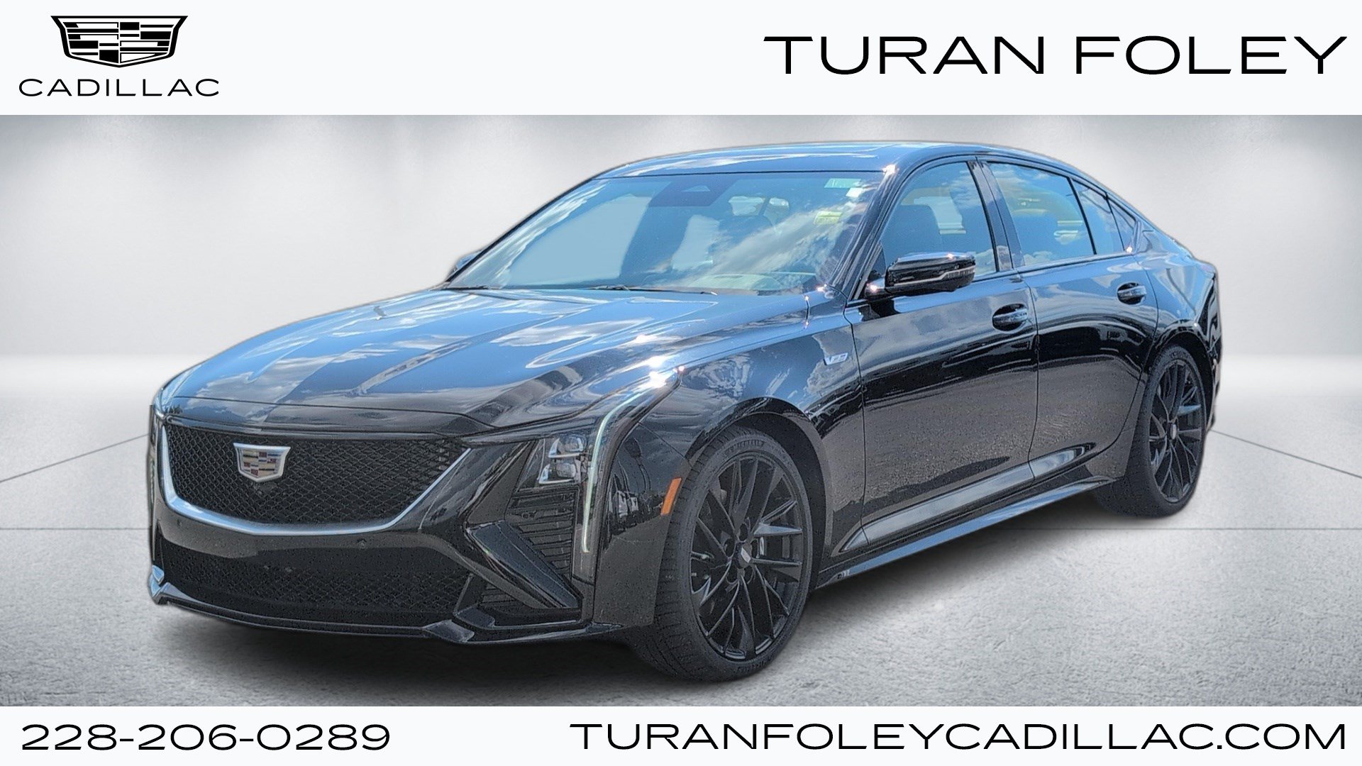 Certified 2025 Cadillac CT5 V w/ LPO, Blue Accent Package RWD image 1