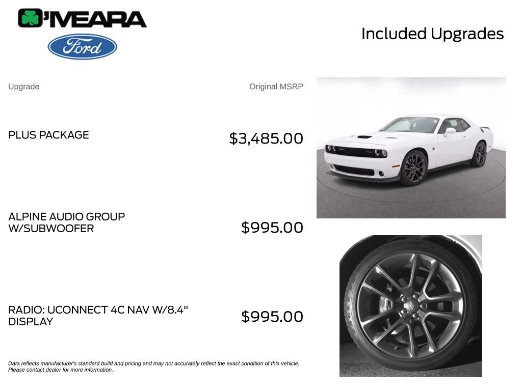 Used 2023 Dodge Challenger R/T Scat Pack w/ Plus Package RWD image 4
