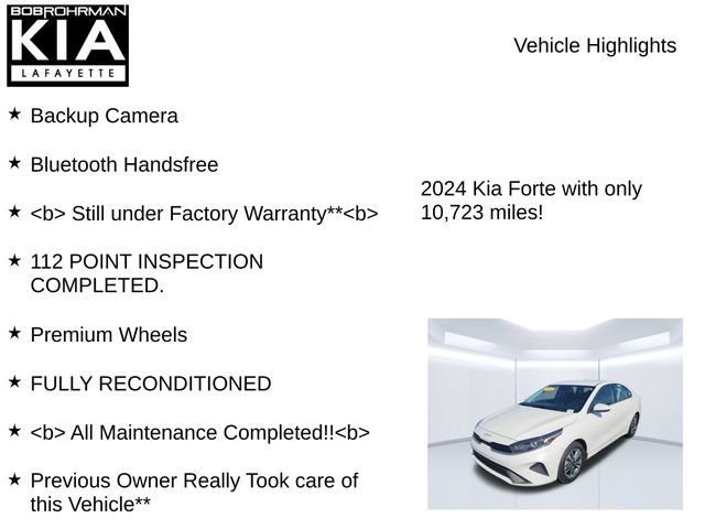 Used 2024 Kia Forte LXS FWD image 7