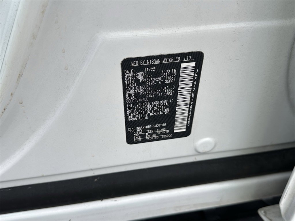 Used 2023 Nissan Armada SL w/ Captain's Chairs Package image 40