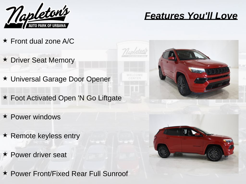 Used 2023 Jeep Compass Limited w/ Elite Group for (Red) Edition AWD/4WD image 15