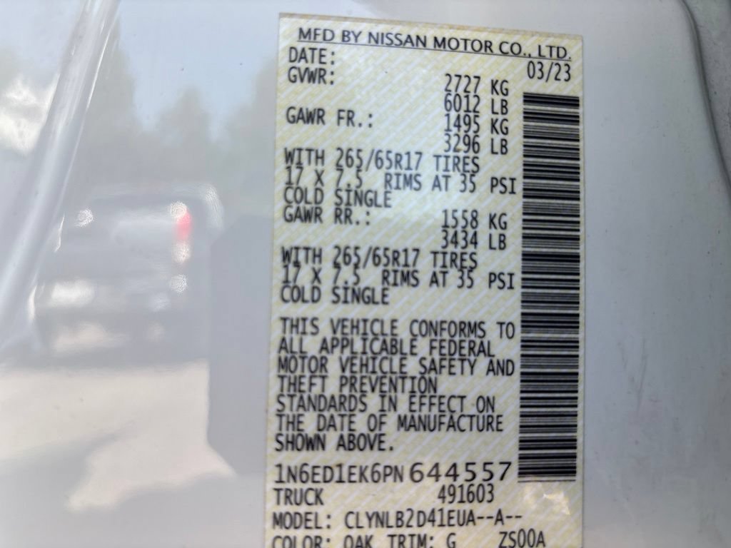 Certified 2023 Nissan Frontier SV AWD/4WD image 10