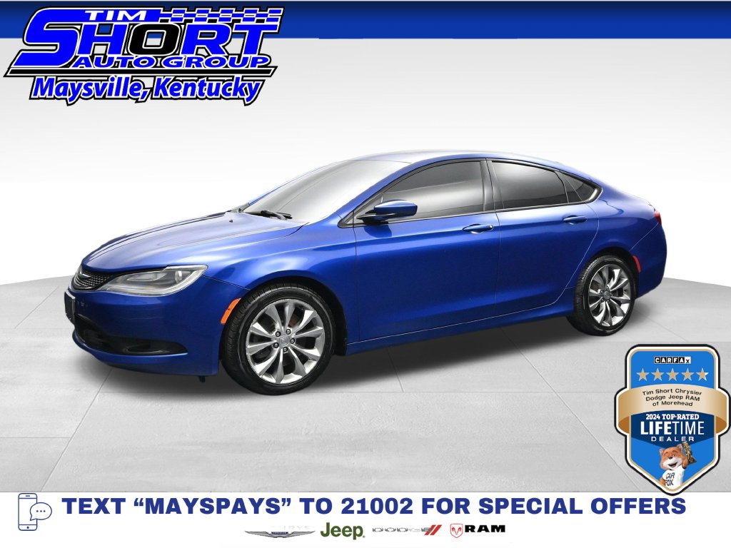 Used 2015 Chrysler 200 S w/ Navigation & Sound Group I