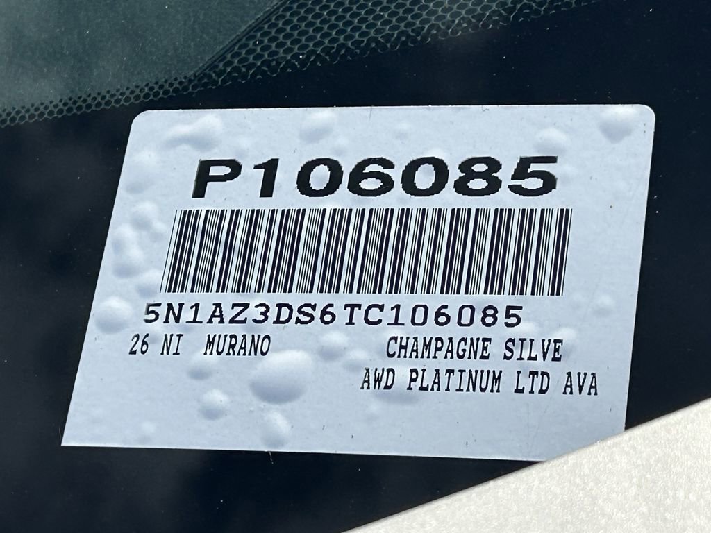 Used 2026 Nissan Murano Platinum w/ Cargo Package image 33