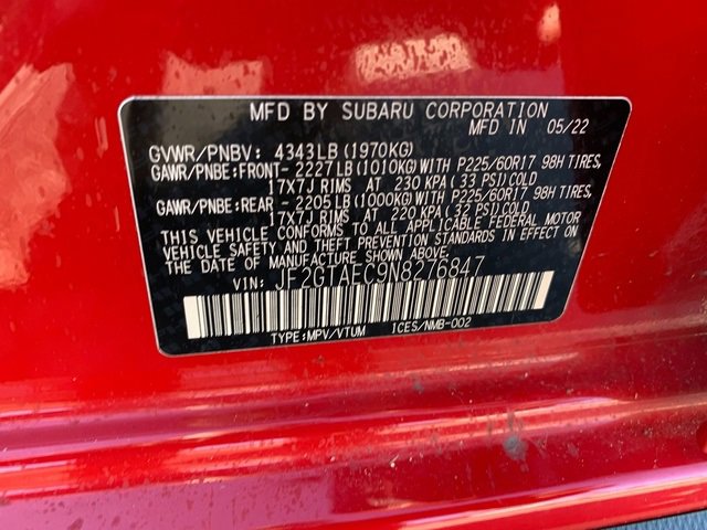 Used 2022 Subaru Crosstrek 2.0i Premium w/ Moonroof Package image 33