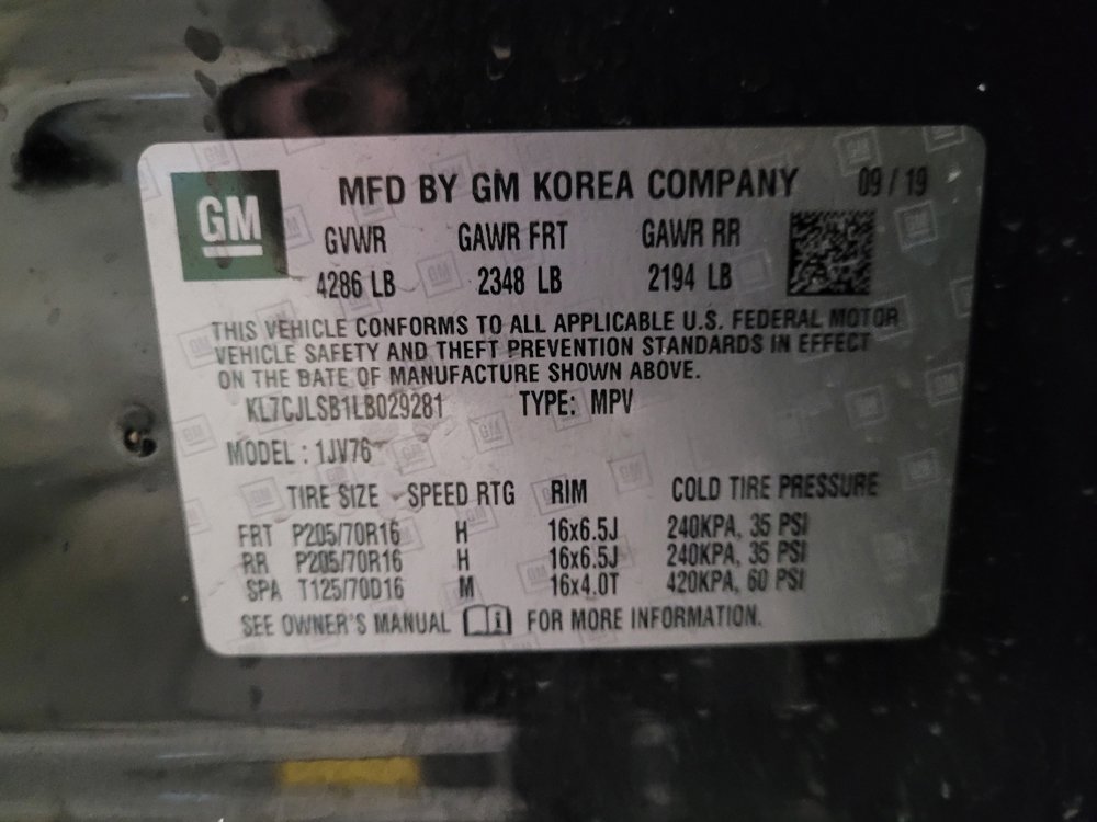 Used 2020 Chevrolet Trax LT w/ LT Convenience Package image 33