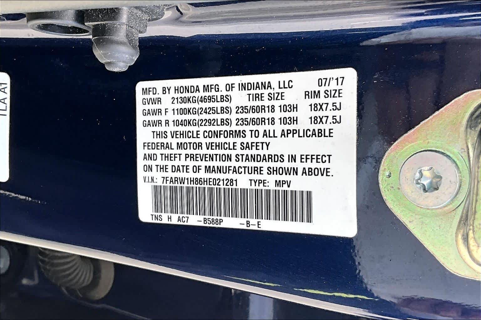 Used 2017 Honda CR-V EX-L image 33