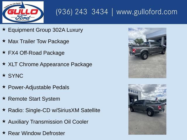 Used 2017 Ford F150 XLT w/ Equipment Group 302A Luxury AWD/4WD image 10