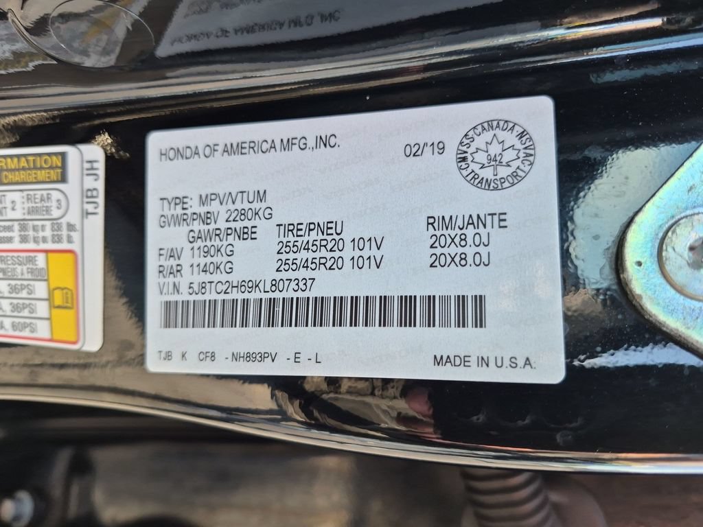 Used 2019 Acura RDX A-Spec w/ Technology Package AWD/4WD image 34