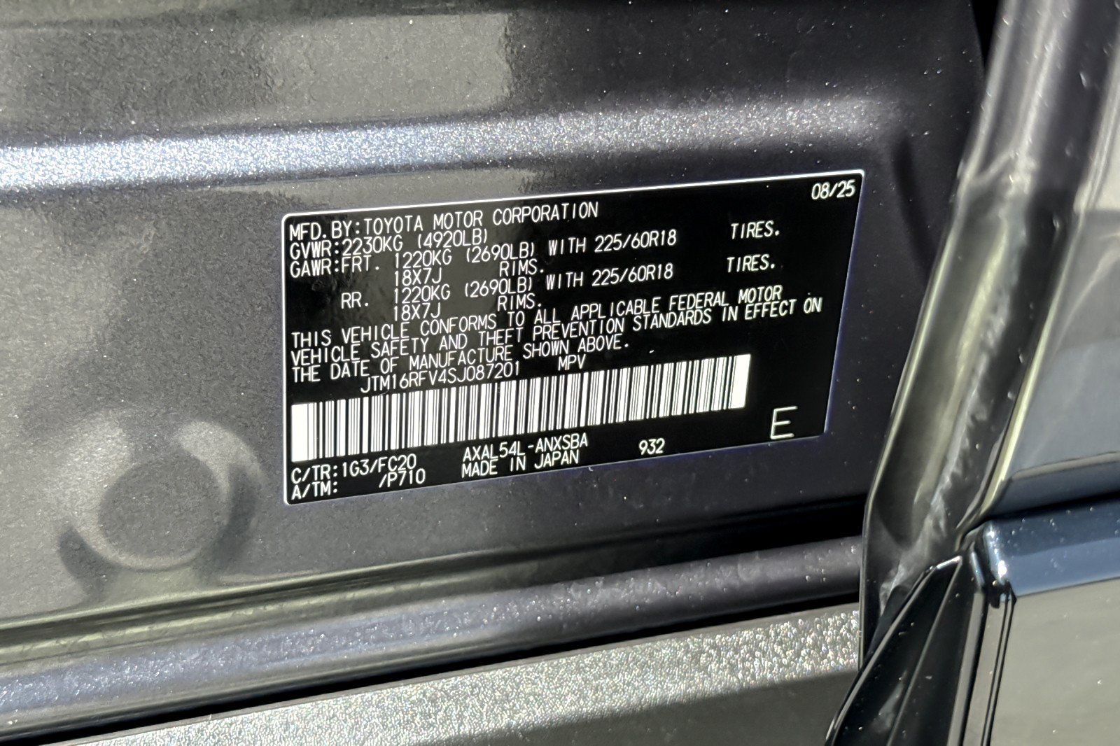 Certified 2025 Toyota RAV4 SE w/ Convenience Package AWD/4WD image 27