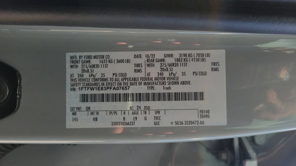 Used 2023 Ford F150 Lariat w/ Equipment Group 502A High AWD/4WD image 25