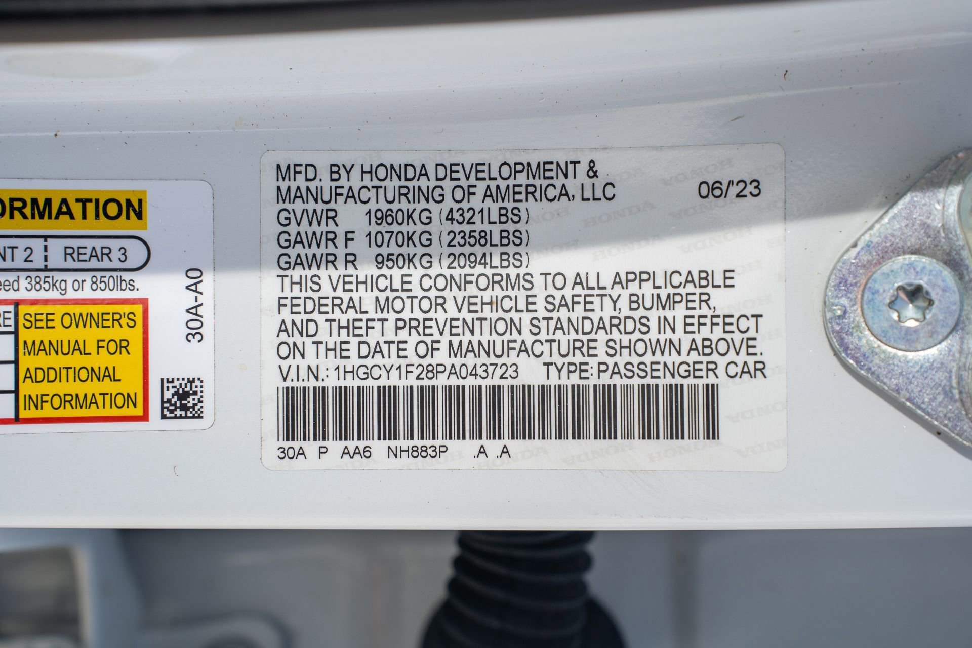 Used 2023 Honda Accord LX image 33