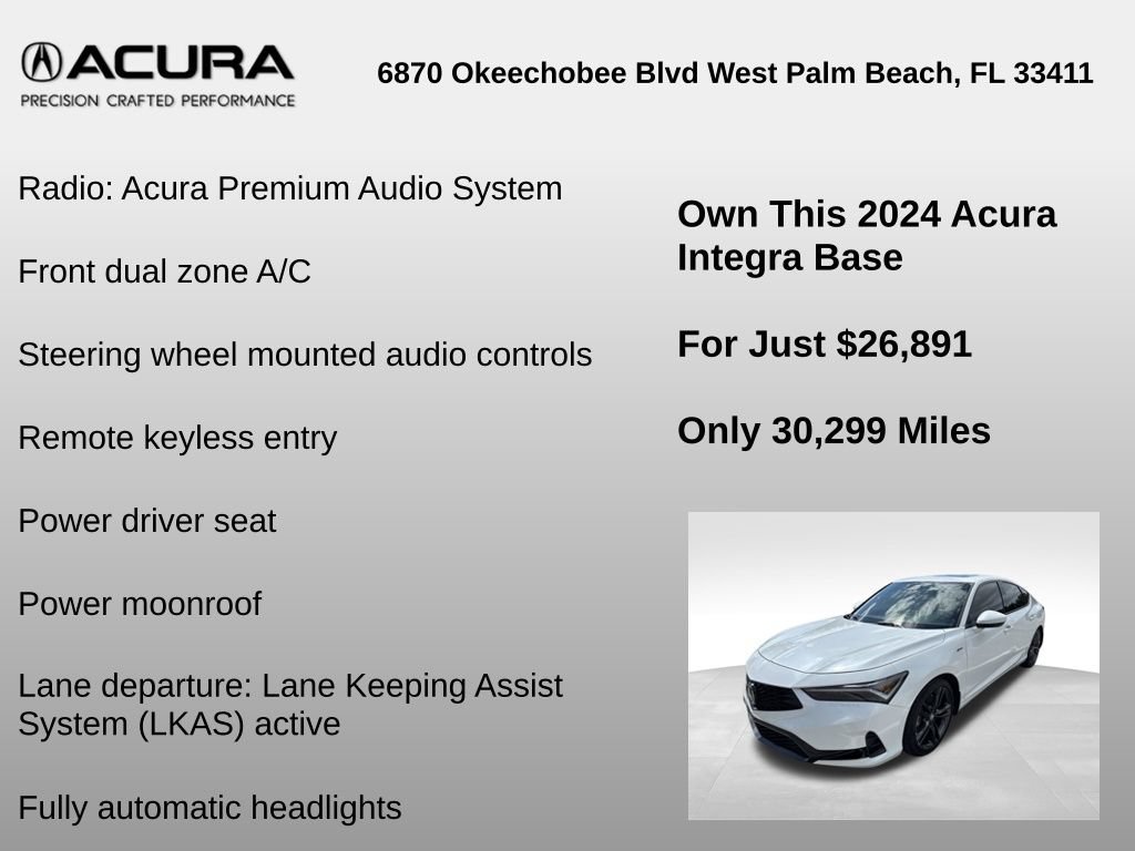 Used 2024 Acura Integra A-Spec FWD image 6