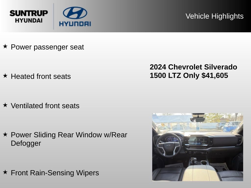 Used 2024 Chevrolet Silverado 1500 LTZ w/ LTZ Premium Package image 31