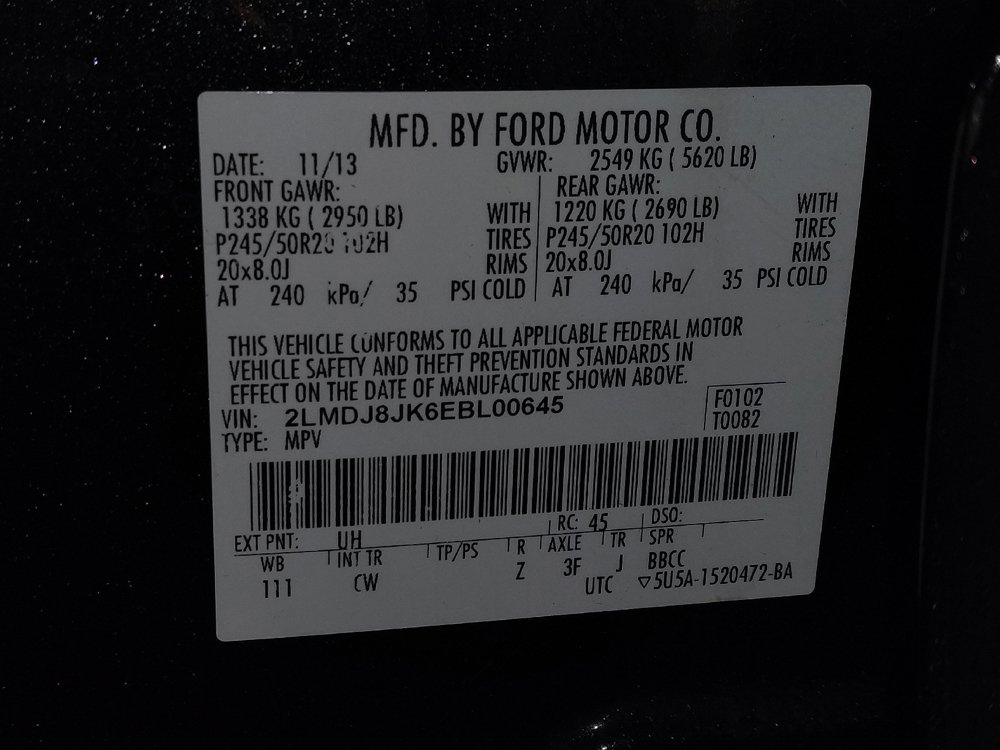 Used 2014 Lincoln MKX AWD w/ Equipment Group 102A image 33