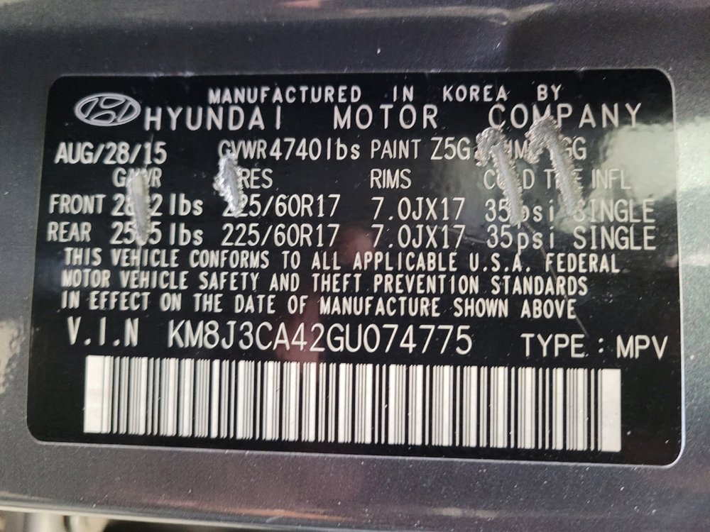 Used 2016 Hyundai Tucson SE w/ Option Group 02 image 33