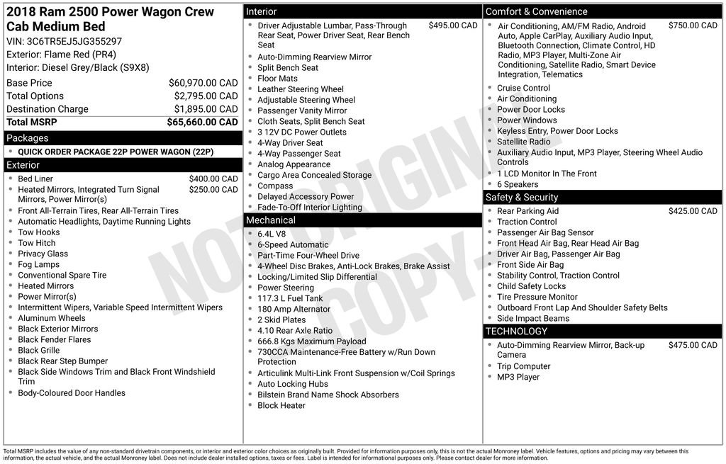 Used 2018 RAM 2500 Power Wagon image 49