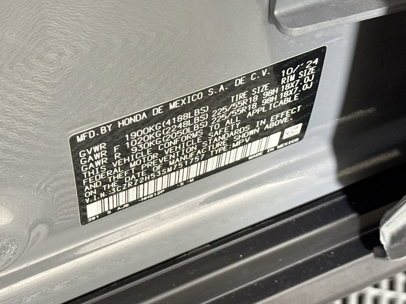 Used 2025 Honda HR-V Sport image 23