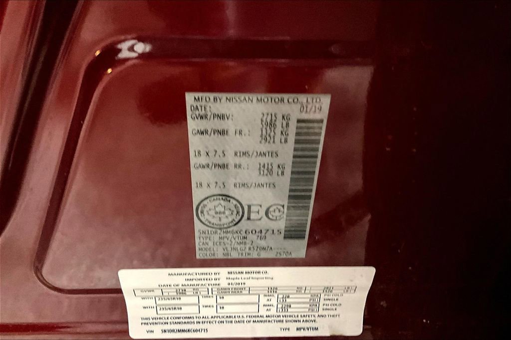 Used 2019 Nissan Pathfinder S image 19