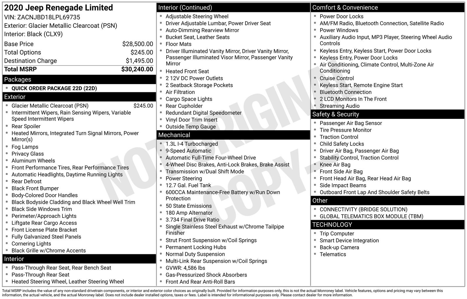 Used 2020 Jeep Renegade Limited image 4