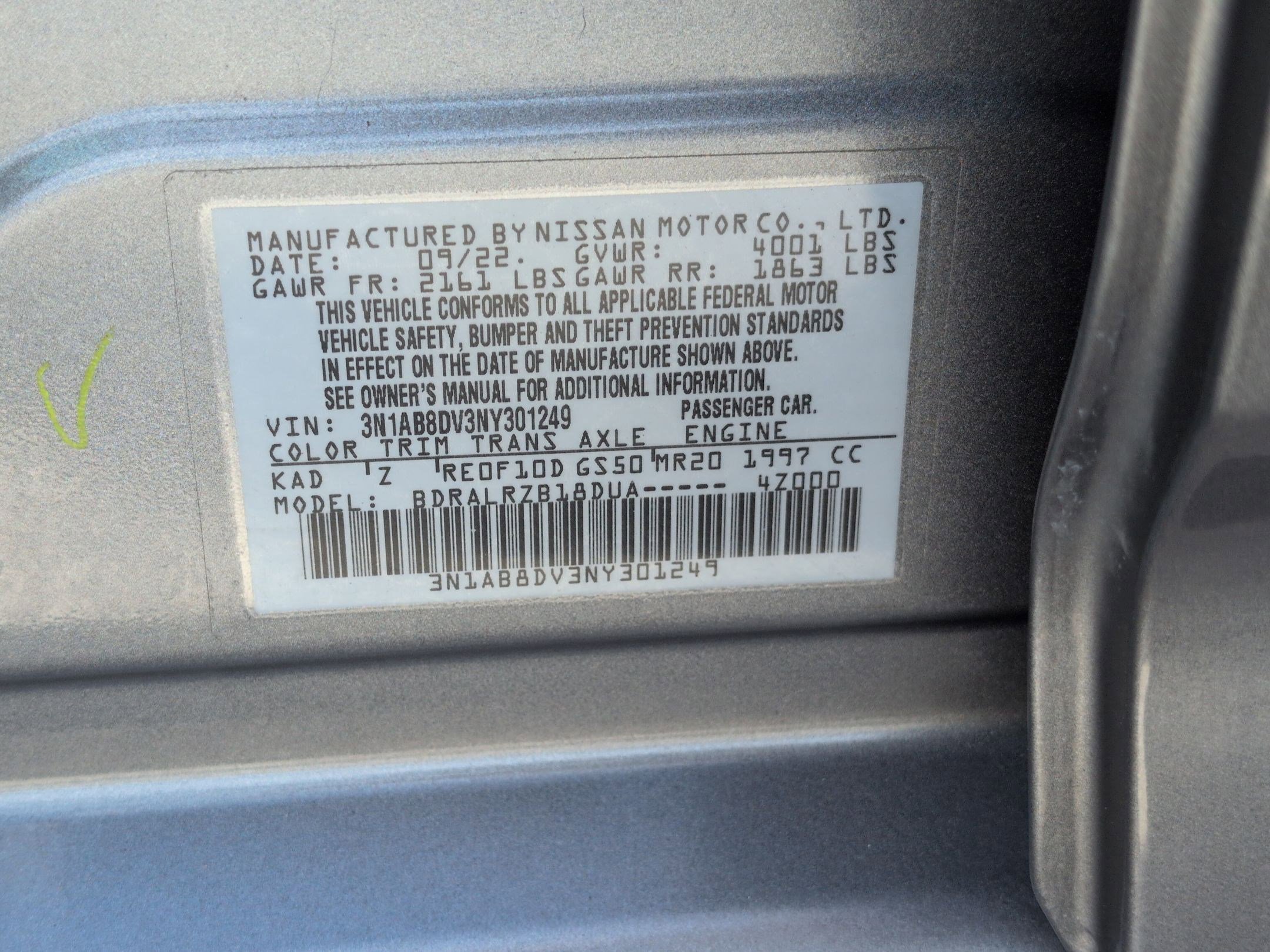 Used 2022 Nissan Sentra SR w/ Electronics Package image 32