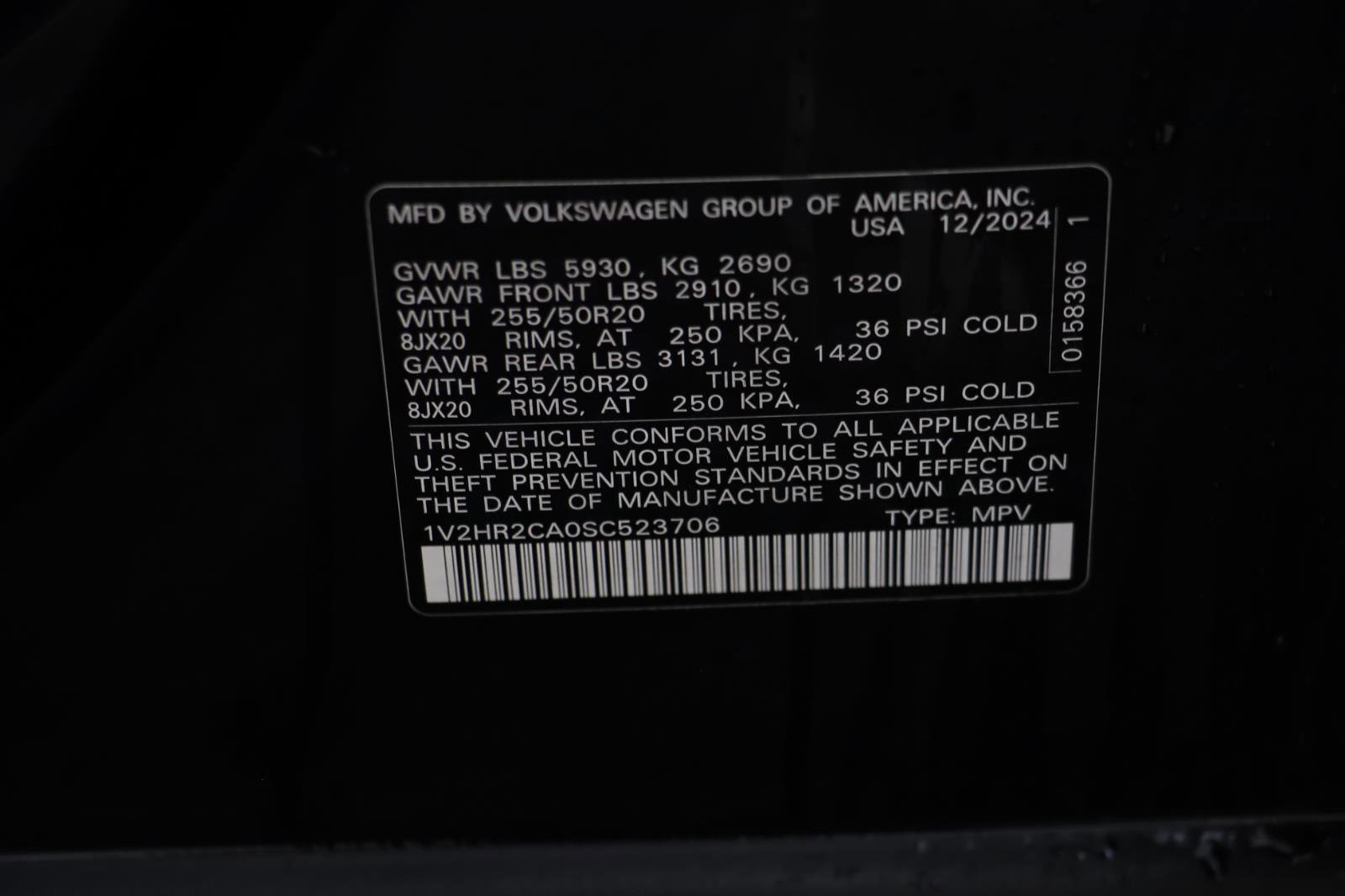 Used 2025 Volkswagen Atlas SE w/ Black Wheel Package image 23