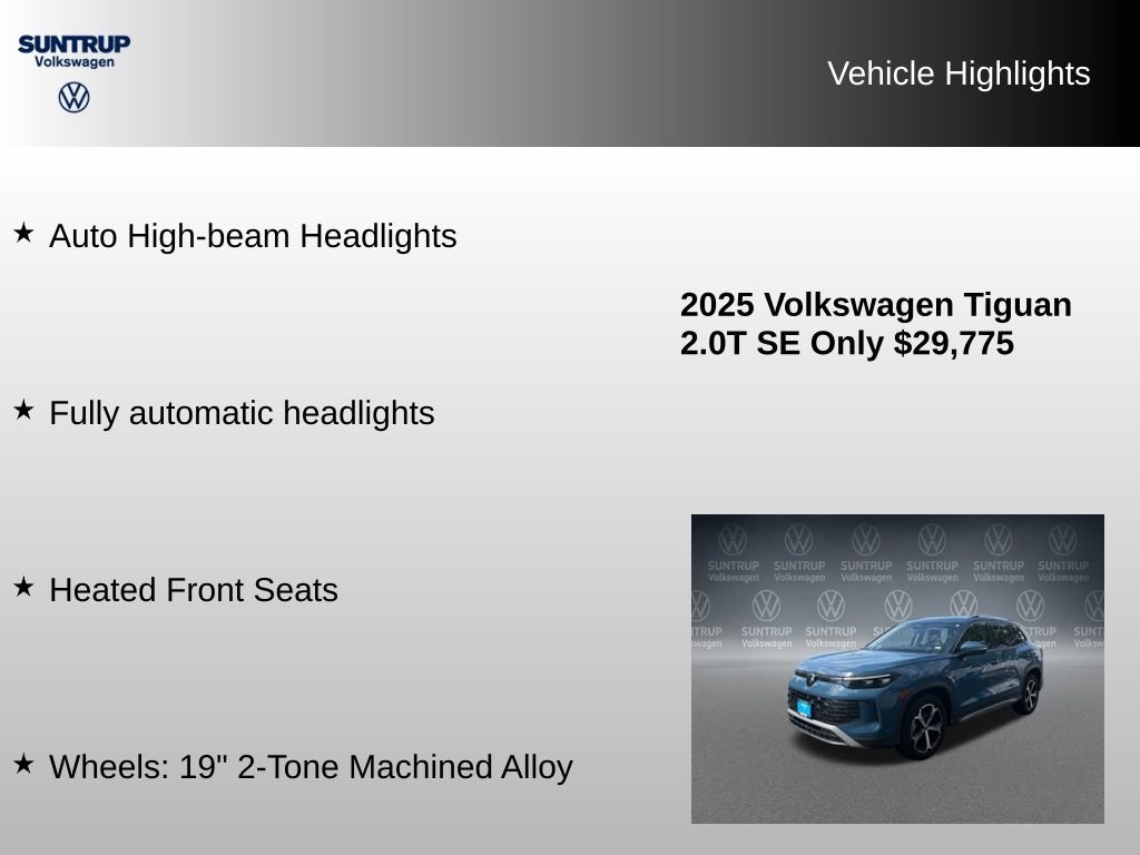 Used 2025 Volkswagen Tiguan SE FWD image 16