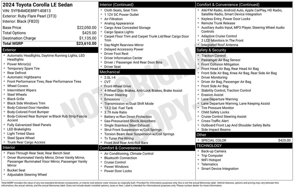 Used 2024 Toyota Corolla LE image 10
