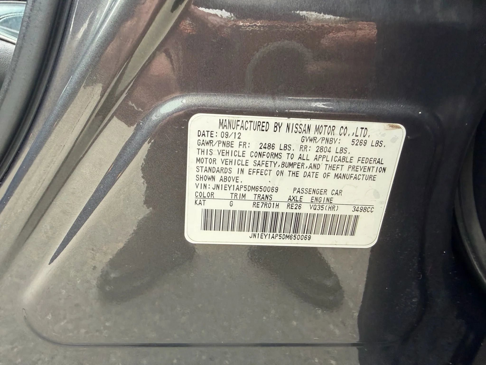 Used 2013 INFINITI M35 w/ Premium Pkg image 31