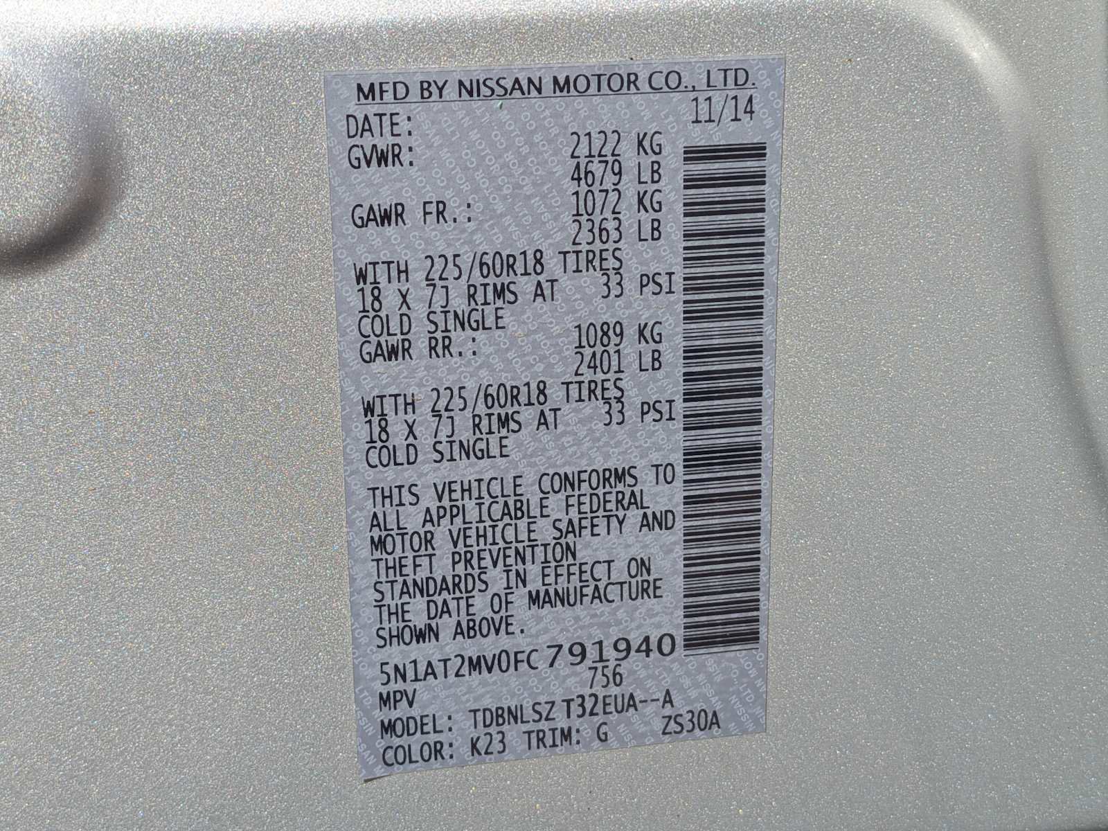 Used 2015 Nissan Rogue SL w/ SL Premium Package image 36