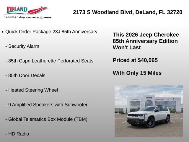 New 2026 Jeep Cherokee Limited AWD/4WD image 23