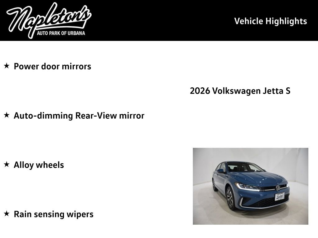 New 2026 Volkswagen Jetta S image 16