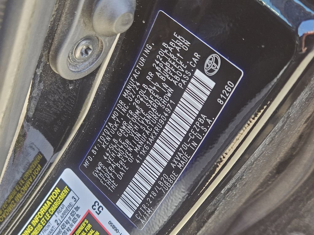 Used 2024 Toyota Camry XSE image 38