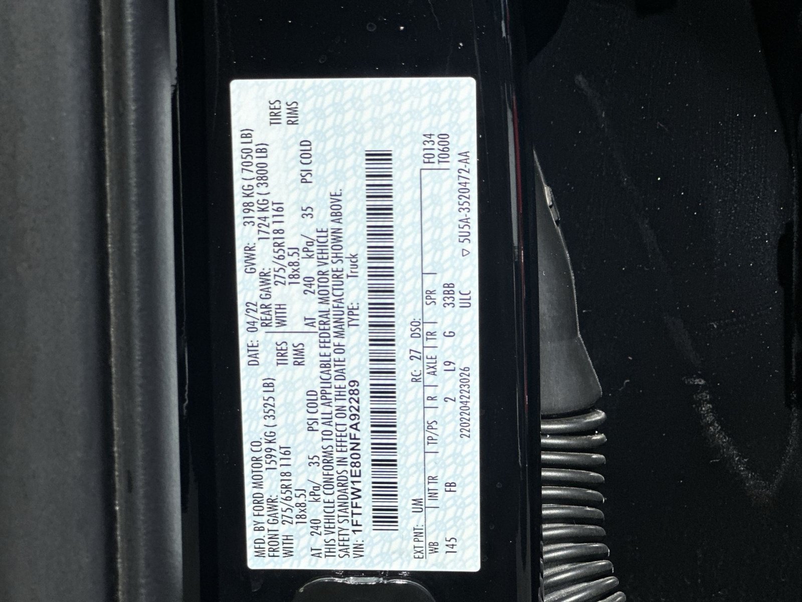 Used 2022 Ford F150 XLT w/ Equipment Group 302A High AWD/4WD image 29