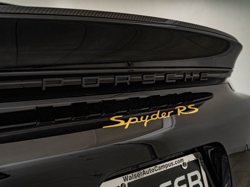 Certified 2025 Porsche 718 Boxster Spyder RS RWD image 27