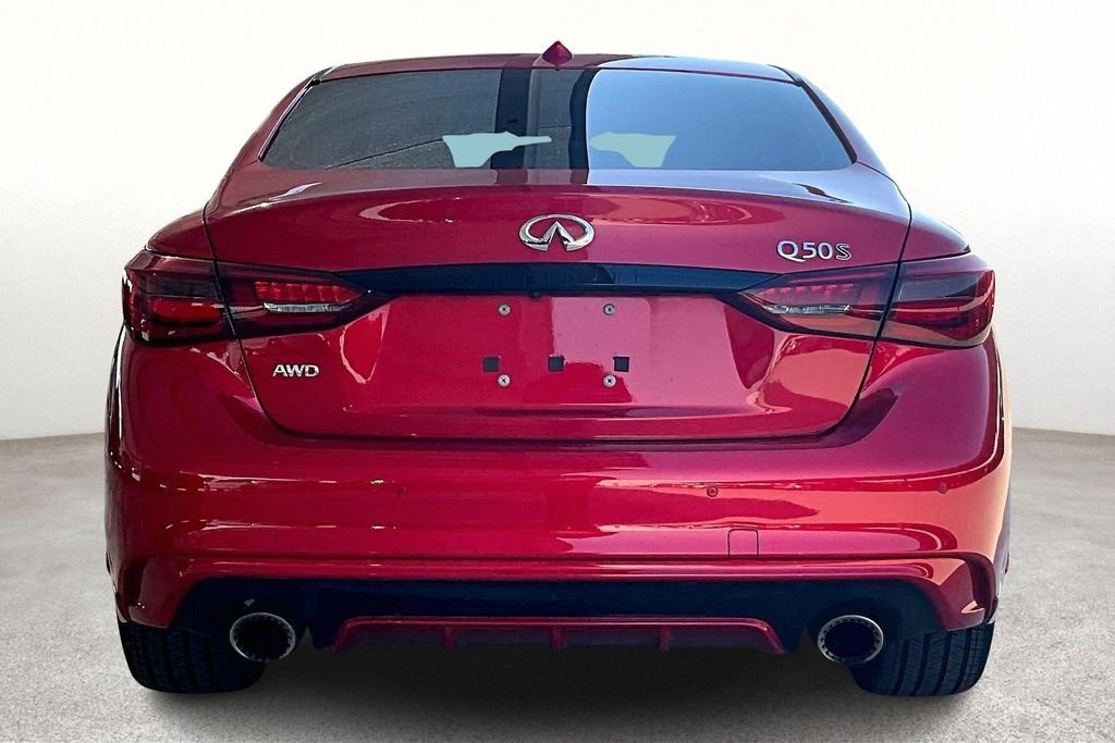 Certified 2021 INFINITI Q50 Red Sport 400 w/ Proactive Package image 6