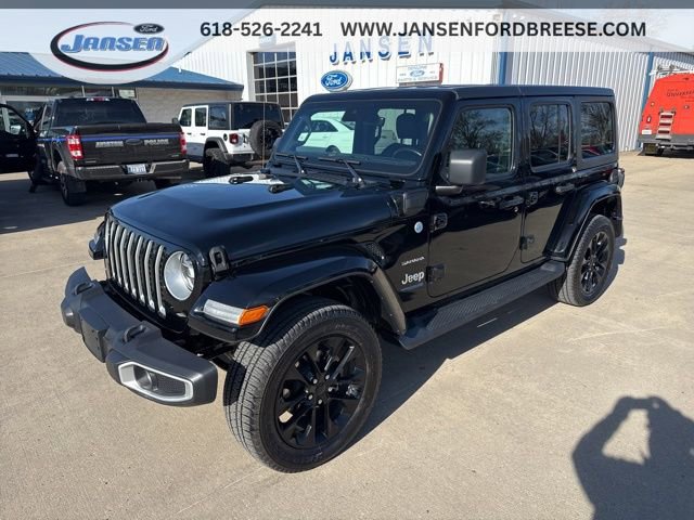 Used 2021 Jeep Wrangler Unlimited Sahara 4xe w/ Cold Weather Group image 3