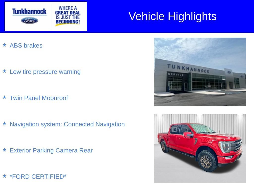 Certified 2023 Ford F150 Lariat w/ Equipment Group 502A High AWD/4WD image 6