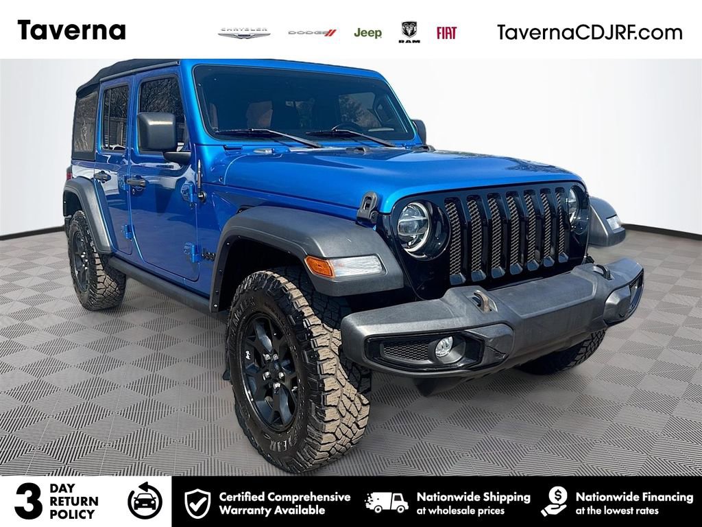 Used 2021 Jeep Wrangler Unlimited Willys